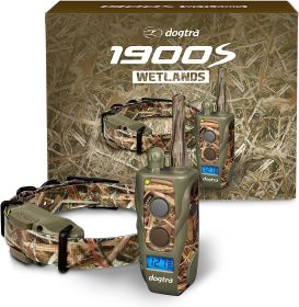 Dogtra 1900S WETLANDS E-Collar - 3/4 Mile Range, IPX9K Waterproof, Camouflage, Boost & Lock