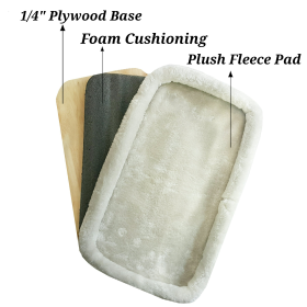 Gold Series Plush Replacement Faux Fleece Pad with Plywood Base