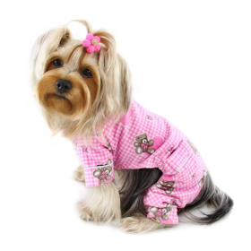 Adorable Teddy Bear Love Flannel PJ