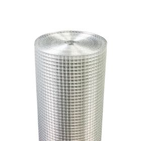 Hardware Cloth 1/4 inch 48in x 100ft, 23 Gauge – Galvanized Metal Wire Fencing Roll for Gardens, Poultry, and Ground Protection