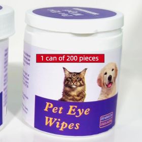 Pet Eye Wipes, 200 Wipes  Can Pet Eye CleaningWipes, Tear Stain Removing Wipe, Pet Eye Wipesfor Dogs And Cats, Pets Eye Wipes, Pet Suppliesgentle