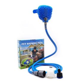 Dog Shower Nozzle with Silicone Massage for Bathing