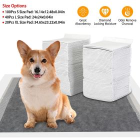 100Pcs Dog Pee Training Pads - Super Absorbent, Leak-Proof & Quick Dry