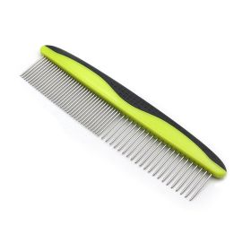 Dog & Cat Comb - Removes Tangles, Knots, Matted Fur - Stainless Steel Teeth