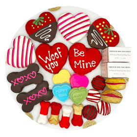 Valentine’s Love-Themed Dog Treats Gift Box – Gourmet Handmade Treats