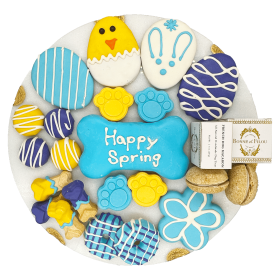 Easter-Spring Themed Dog Treats Gift Box – 22 Gourmet Treats