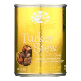 Wellness Turkey Stew Dog Food - Turkey, Barley & Carrots (Case of 12, 12.5 oz)