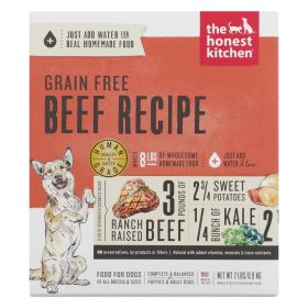 The Honest Kitchen Grain-Free Beef Recipe Dog Food - Case of 6 (2 lb.)