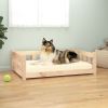 Dog Bed - Solid Pine Wood (37.6"x25.8"x11")