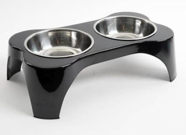 Chow Down Elevated Feeder - Black