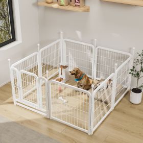 Dog Playpen 8 Panels - Heavy Duty 24" Height Foldable Fence for Dogs