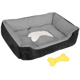 Soft Plush Pet Bed – Warm Fleece Cozy Dog Nest (XL Size)