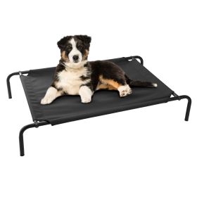 Elevated Pet Bed for Dogs and Cats - Cool Breathable Cot, M Size (37.8"x25.6"x7.09")