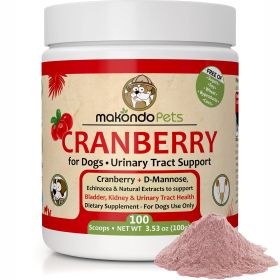 Dog Cranberry Supplement Powder - Natural UTI Treatment & Kidney Support