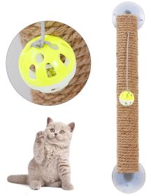 Pet Life 'Stick N' Claw' Sisal Rope Suction Cup Cat Scratcher