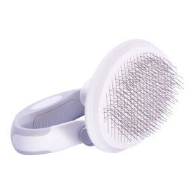 Pet Life 'Gyrater' Self-Cleaning Swivel Grooming Slicker Brush for Pets