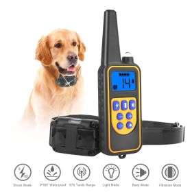 Dog Training Collar – IP67 Waterproof, 300mAh Rechargeable, 875-Yard Remote Control, 4 Modes