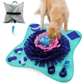 Snuffle Mat for Dogs & Cats - 25x25 Inch Interactive Foraging Feed Game