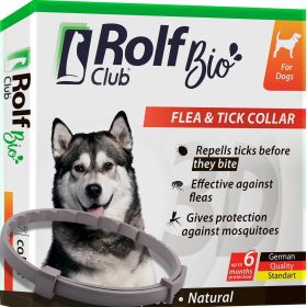 Natural Flea Tick Collar for Dogs - 6 Months Protection with Essential Oil Repellent (Pack of 1)