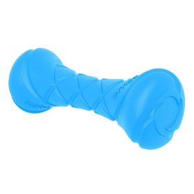 Dog Fetch Toy - Outdoor Barbell Floating Toy for All Breeds (Blue)