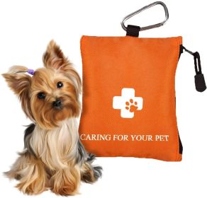 Pet First Aid Kit for Dogs & Cats - 17 Piece Emergency Kit for Travel & Hiking