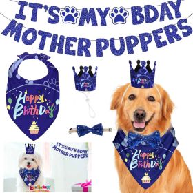 Dog Birthday Bandana & Hat Set - Party Supplies with Cute Banner Decorations