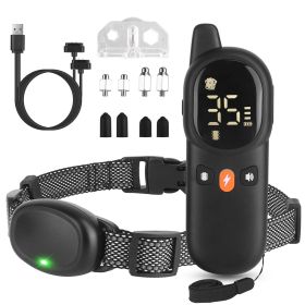 Dog Training Collar with Remote (2624FT Range, Beep, Shock, Vibration Modes, IP67 Waterproof)