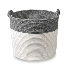 Large Cotton Rope Pet Toy Storage Basket – Decorative & Multi-Purpose Organizer for Pet Supplies