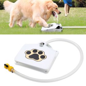 Outdoor Dog Water Fountain – Step-On Activated Pet Water Dispenser