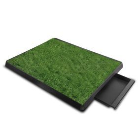 Dog Potty Training Artificial Grass Pad - 3-Layer Pet Loo Mat for Puppies, Cats, and Indoor Dogs