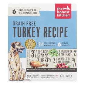 The Honest Kitchen Embark Grain-Free Turkey Dog Food, 2 lb Box (Pack of 6)