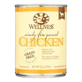 Wellness 95% Chicken Dog Food Topper - 13.2 oz (Case of 12)