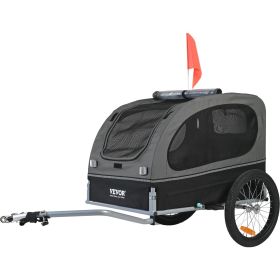 VEVOR Dog Bike Trailer (88 lbs Capacity, Easy-Fold Frame)