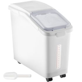 VEVOR Ingredient Storage Bin – 11.4 Gallon Capacity Shelf Ingredient Bin with Lid