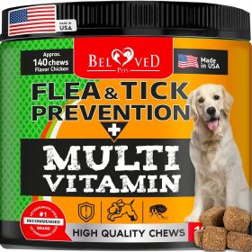 Beloved Flea & Tick Prevention + Multivitamin Chews for Dogs