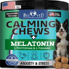 Hemp Calming Chews for Dogs – Anxiety Relief & Joint Support Treats with Melatonin