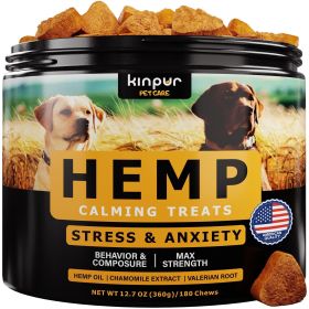 Hemp Calming Dog Treats for Stress & Anxiety Relief - Natural Formula