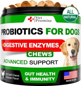 Probiotics for Dogs with Digestive Enzymes - Gut Health & Immunity Support