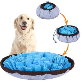 Adjustable Snuffle Foraging Mat - Dog Puzzle & Slow Feeding Toy