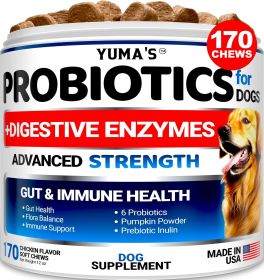 Yuma's Advanced Strength Probiotics & Digestive Enzymes for Dogs