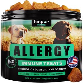 Hemp Allergy Immune Treats for Dogs - Probiotics & Omega Support