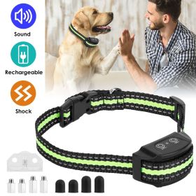 Anti-Bark Dog Collar - IP67 Waterproof, Rechargeable with Beep and Gentle Shock