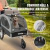 VEVOR Dog Bike Trailer (2-in-1 Stroller & Bicycle Carrier, 88 lbs Capacity)