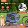 VEVOR Dog Bike Trailer (100 lbs Capacity, Easy Folding)