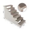 7-Tier Portable Pet Stair with Non-Slip Felt Pad