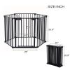 150" Adjustable Safety Gate with 6 Panels for Play Yards and Doorways