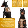 Desert Camo Tactical Dog Harness with Handle – Adjustable Military Vest for Medium Dogs