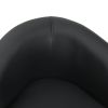 Black Dog Sofa - Faux Leather Pet Bed (26.4"x16.1"x15.4")