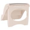 Folding 3-Step Dog Stairs - Cream