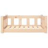 Solid Wood Pine Dog Bed - 29.7" x 21.9" x 11", Rustic Design